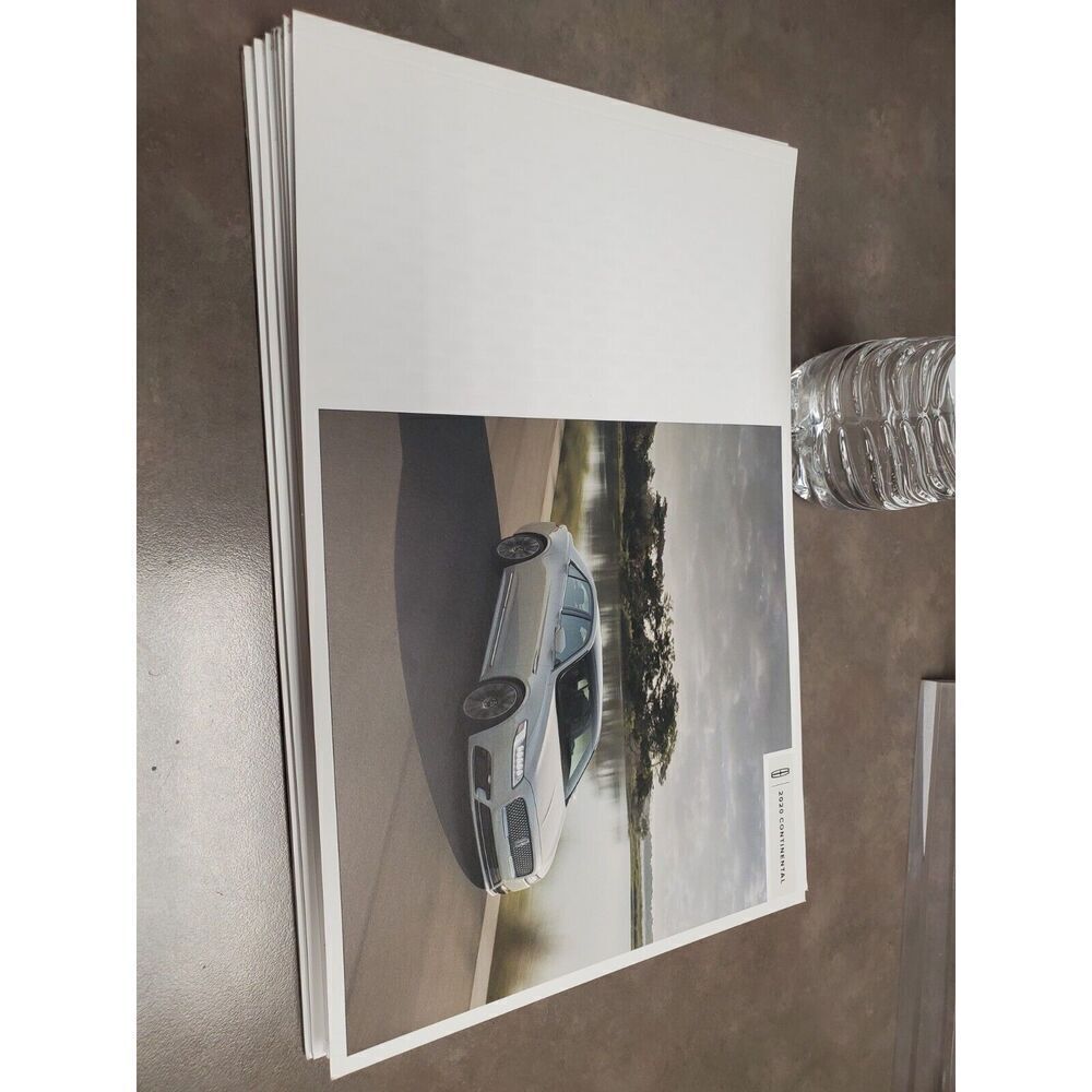 2020 Lincoln Continental Original Sales Brochure